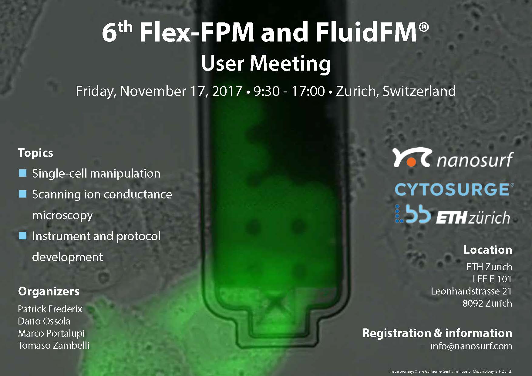FluidFM user meeting