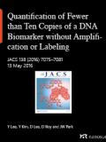 Quantification of Fewer than Ten Copies of a DNA Biomarker without Amplification or Labeling