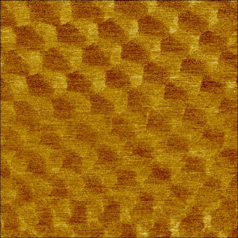 Moiré super lattice of twisted graphene on hBN