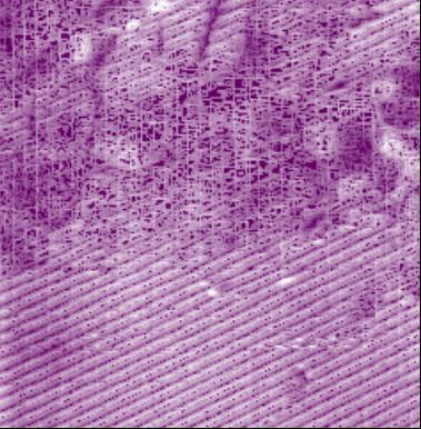  50x50 µm image, z-range: 150nm