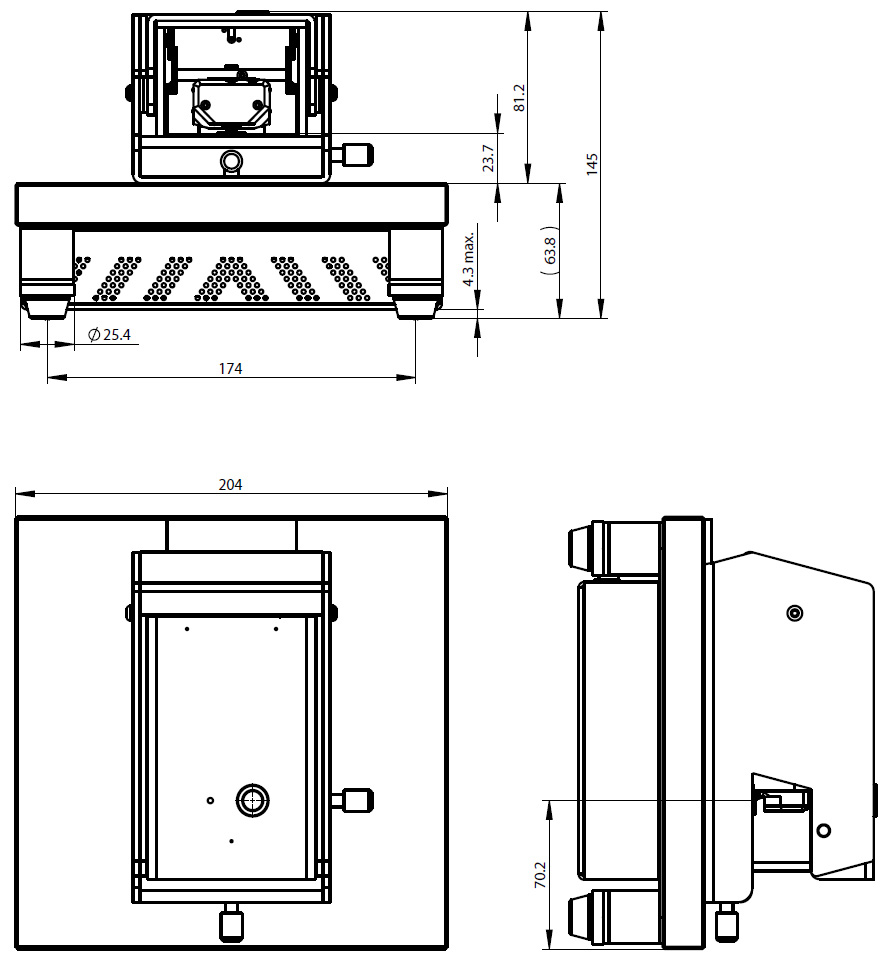 NaioAFM scan head dimensions