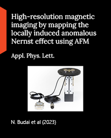 High-resolution magnetic imaging by mapping the locally induced anomalous Nernst effect using atomic force microscopy