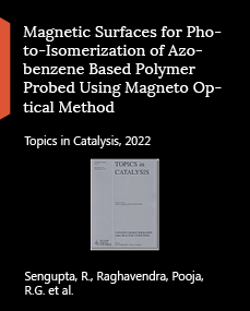 Magnetic Surfaces for Photo-Isomerization of Azobenzene Based Polymer Probed Using Magneto Optical Method