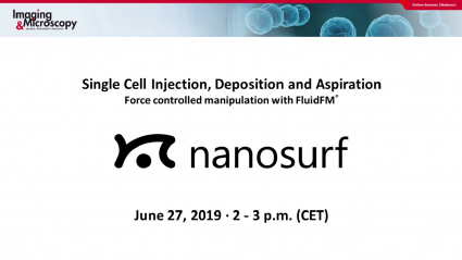 Webinar: Single Cell Injection, Deposition and Aspiration