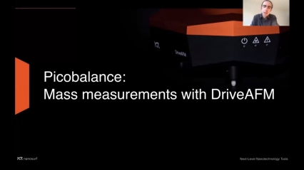 Webinar: PicoBalance — Mass measurements with DriveAFM