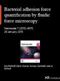 Bacterial adhesion force quantification by fluidic force microscopy