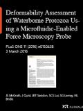 Deformability Assessment of Waterborne Protozoa Using a Microfluidic-Enabled Force Microscopy Probe