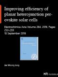 Efficient planar heterojunction perovskite solar cells employing a solution-processed Zn-doped NiOx hole transport layer