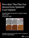 Perovskite Thin Film Synthesised from Sputtered Lead Sulphide