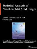 Statistical analysis of periodic fibrous structures by AFM