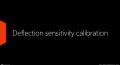 Deflection sensitivity calibration