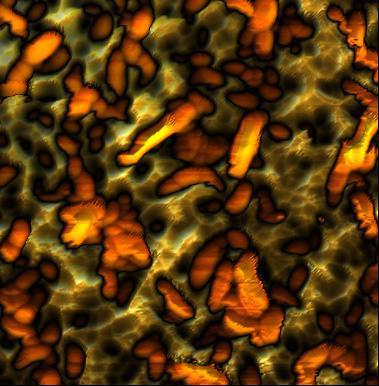 Topography of solar cell layers